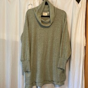 Ridiculously soft cowl neck long sweater